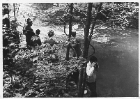 The deep blue waters of Big Spring captivated photographers, even when they were limited to Black and White Film